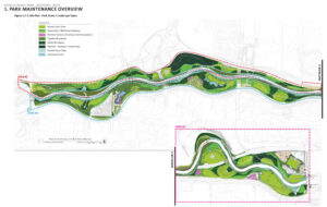 Illustrative plan of Buffalo Bayou Park